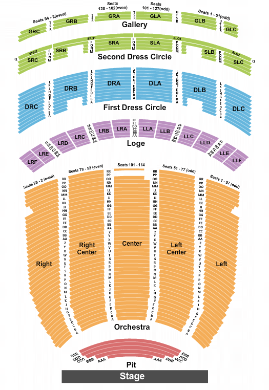 Fabulous Fox Theatre Back to the Future Seating Chart